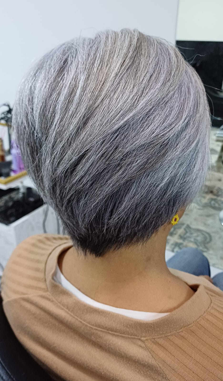 Coloración y peinado final por Claudia Ferrada Estilista